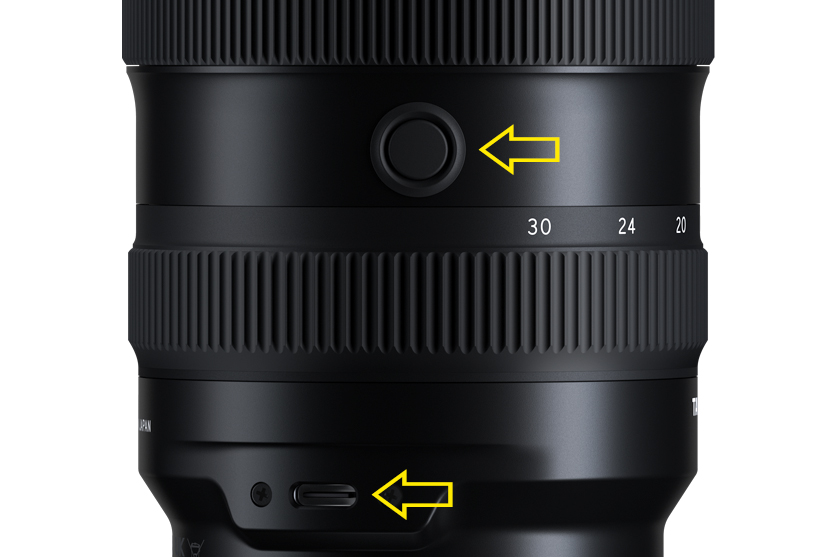 16-30mm F2.8 G2 A064 フォーカスセットボタン　TAMRON Lens Utility