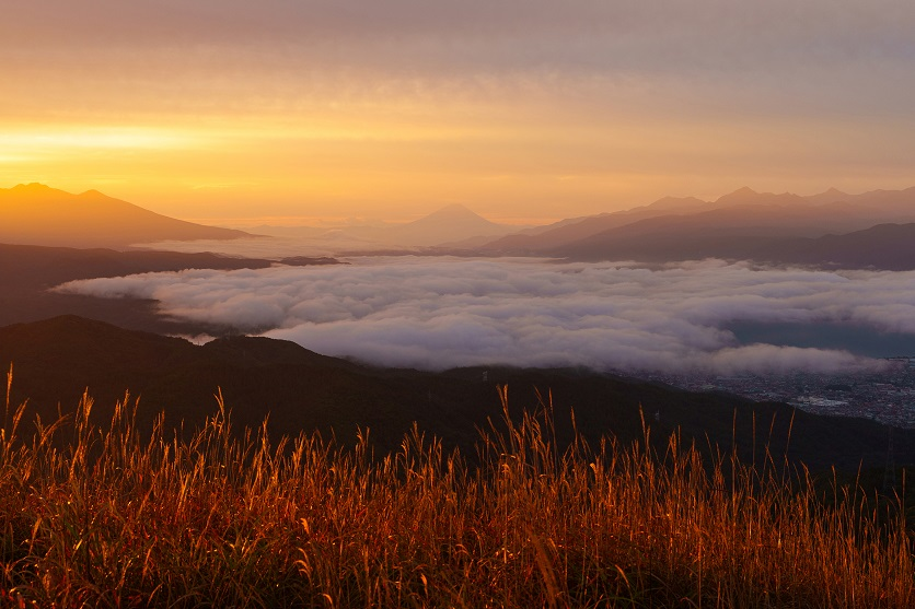 山並みや高所からの風景 山並みや高所からの風景
