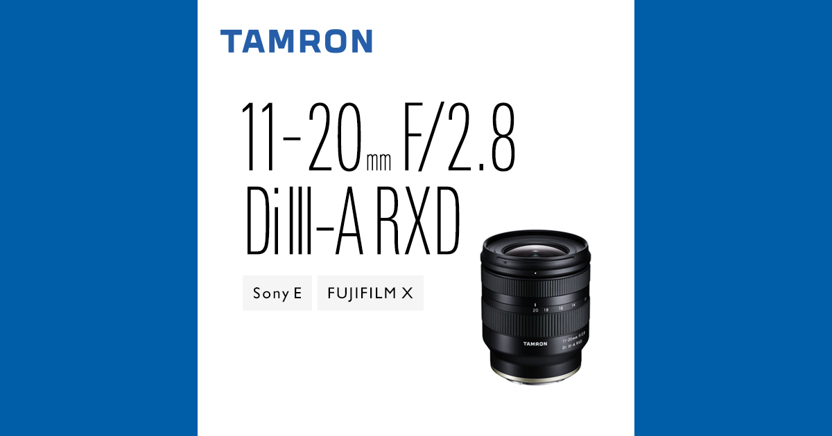 11-20mm F/2.8 Di III-A RXD (Model B060) | Lenses | TAMRON