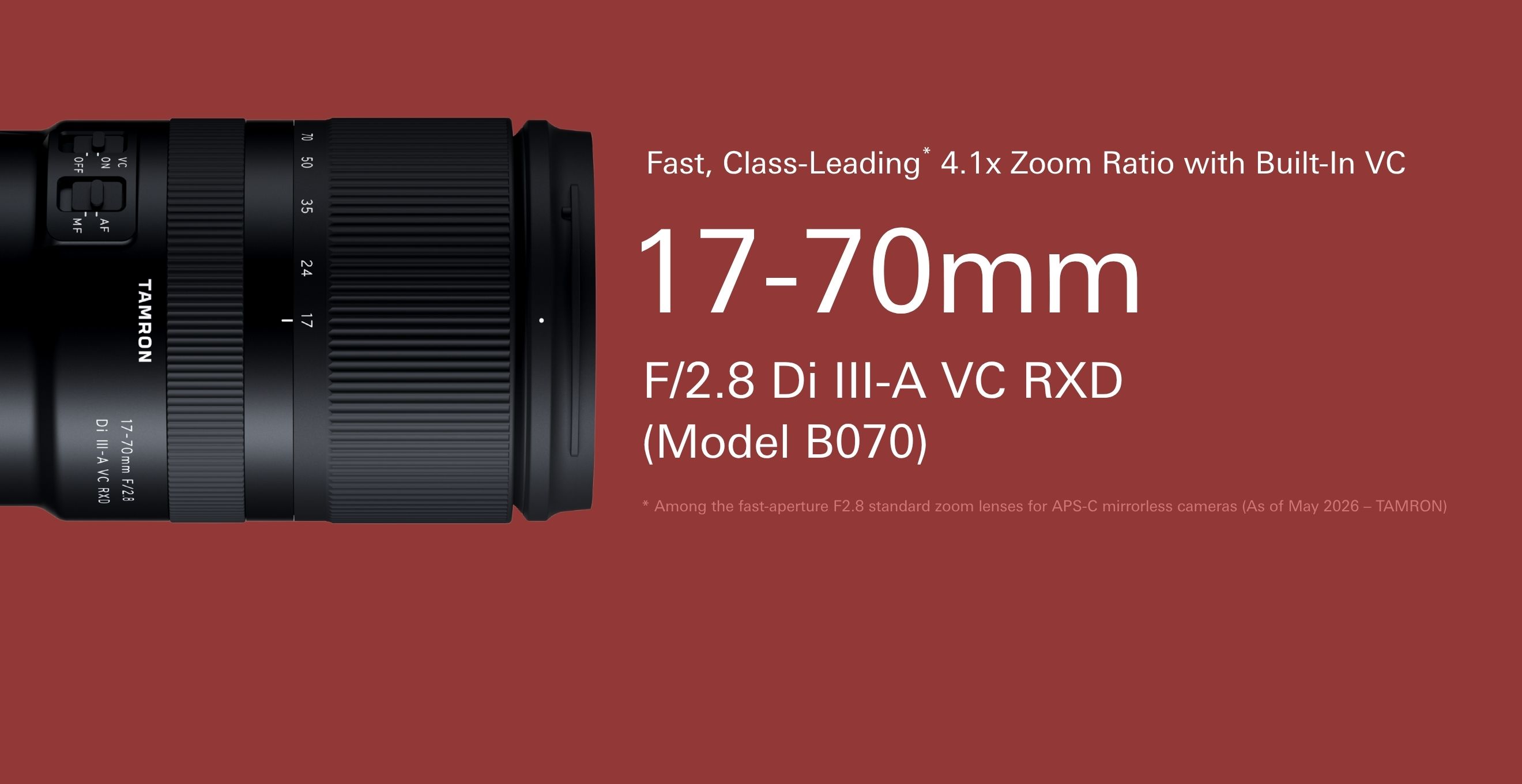 TAMRON's Lens Lineup for CANON RF mount - TAMRON