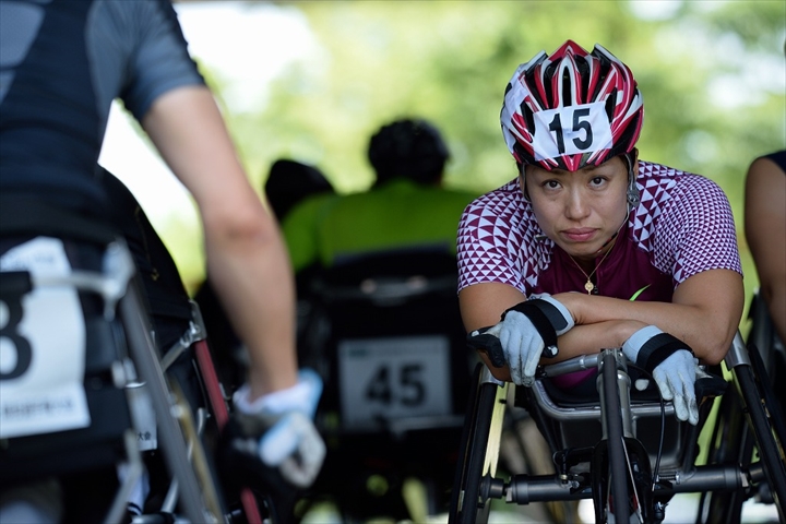 Photo Gallery of wheelchair Marathon Wakako Tsuchida