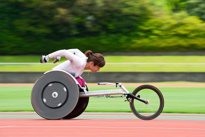 車いすマラソン 土田和歌子選手 フォトギャラリー