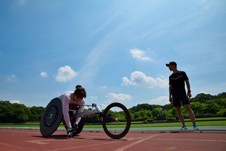 車いすマラソン 土田和歌子選手 フォトギャラリー