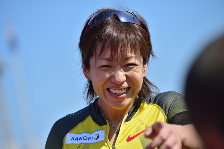 Photo Gallery of wheelchair Marathon Wakako Tsuchida