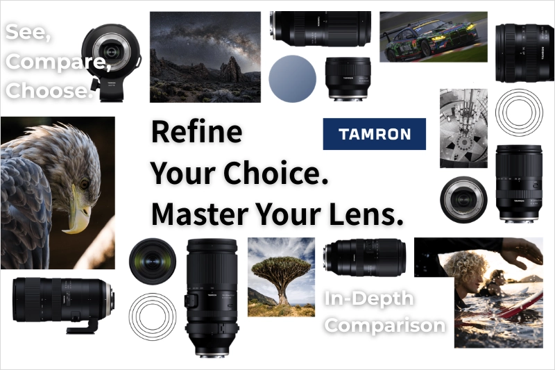 Refine your choice, Master your lens