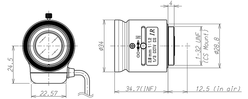 13FG28IR dimension