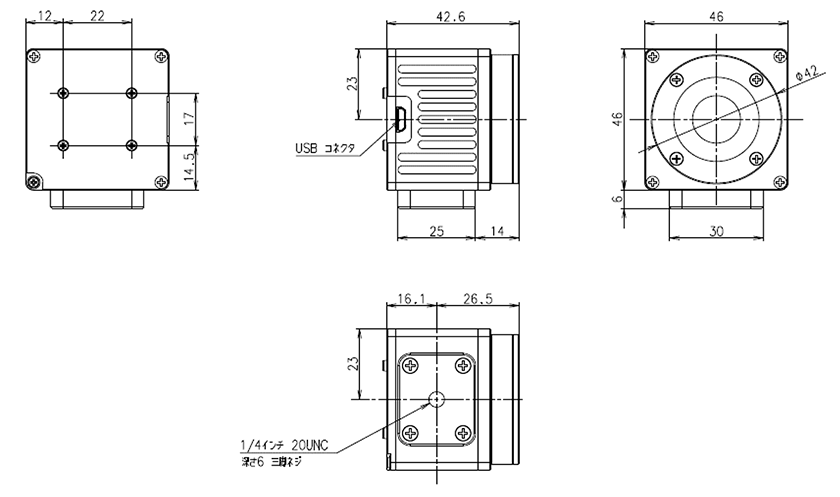 LW10F42-UT 外形図