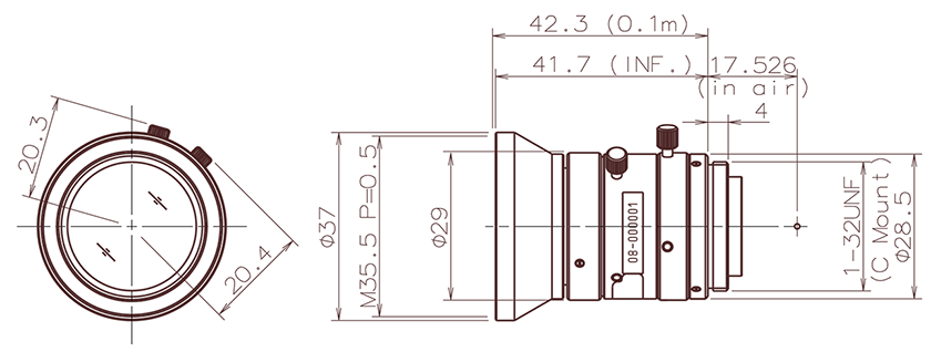 M112FM08 dimension