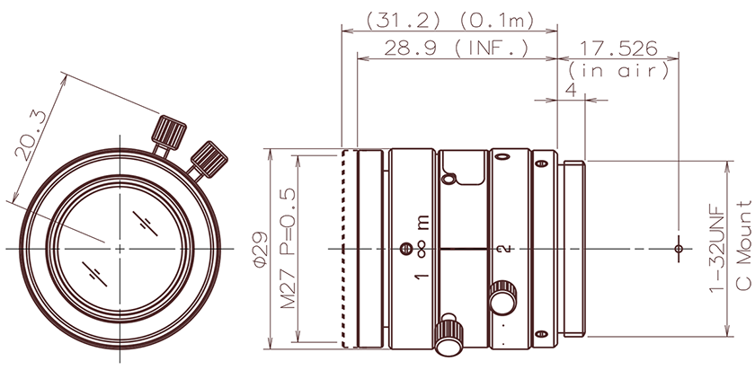 M112FM16 dimension