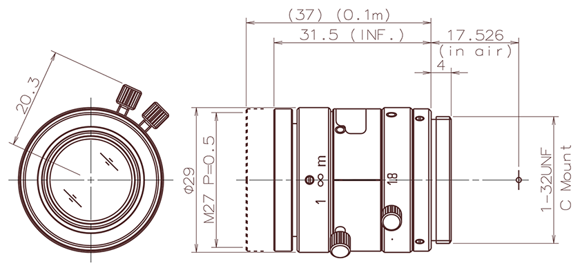 M112FM25 dimension