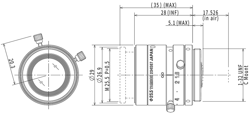 M118FM25 外形図