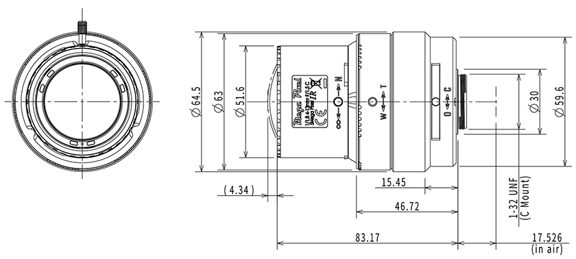 M118VM413IR dimension