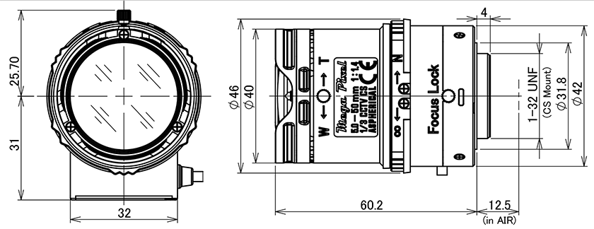 M13VG550 dimension