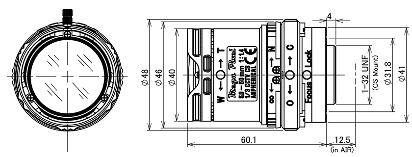 M13VM550 外形図