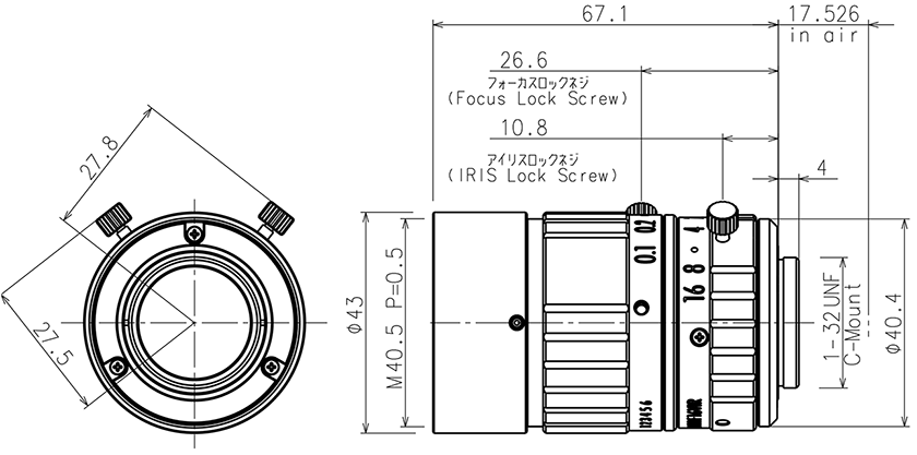 MA111F16VIR 外形図