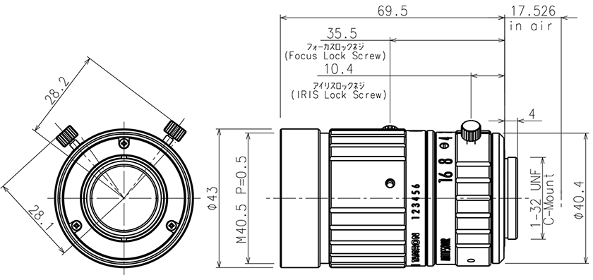 MA111F50VIR 外形図