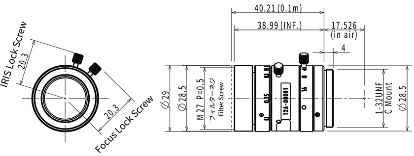 MA23F12V dimension