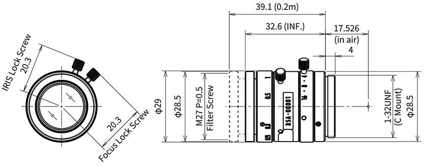 MA23F35V dimension