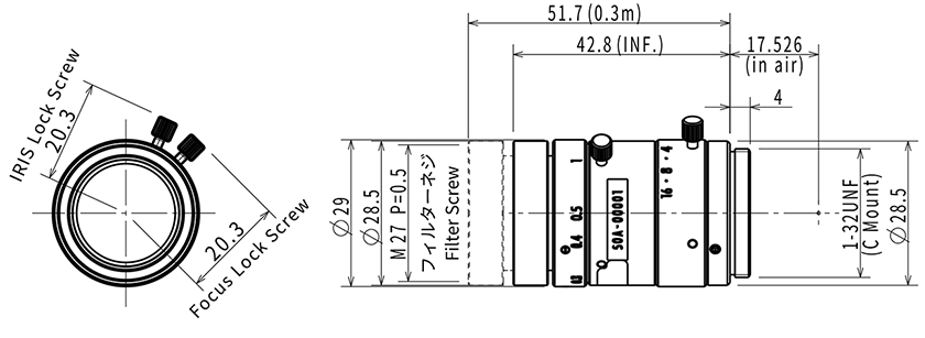 MA23F50V dimension