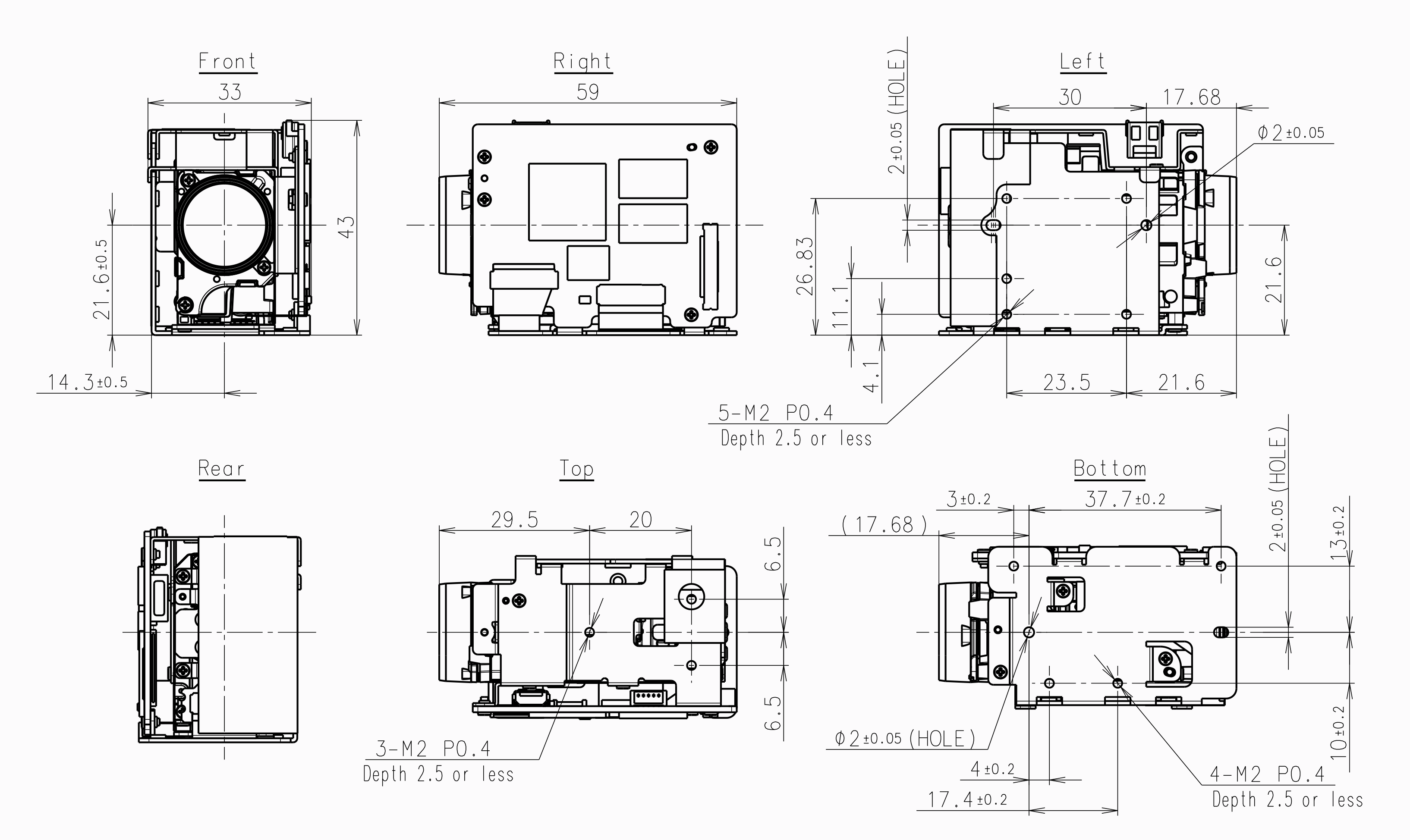 MP3010M-EV dimension