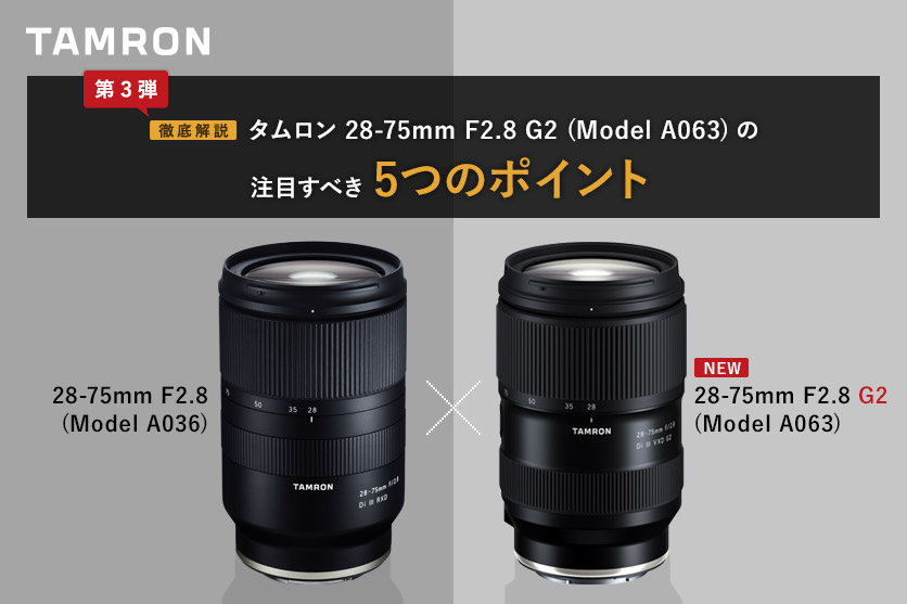 [新品送料無料] TAMRON 28-75mm F/2.8 model a063