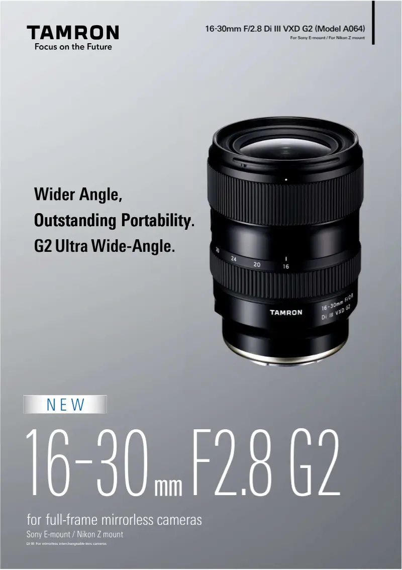 16-30mm F/2.8 Di III VXD G2 (Model A064)