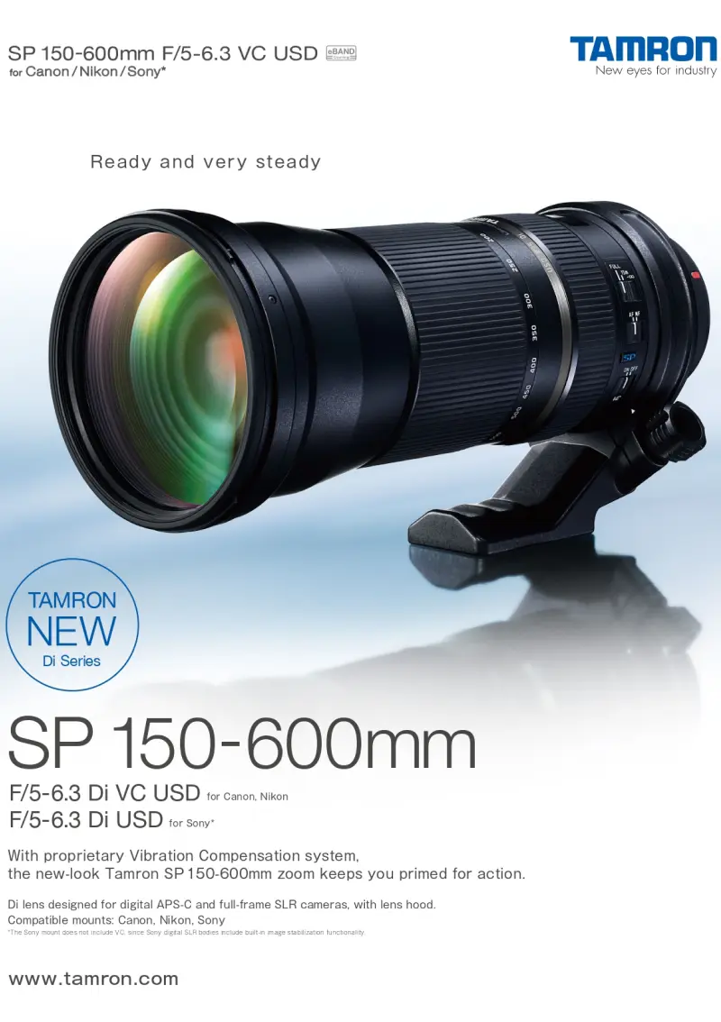 SP 150-600mm F/5-6.3 Di VC USD | Lenses | TAMRON Photo Site for 