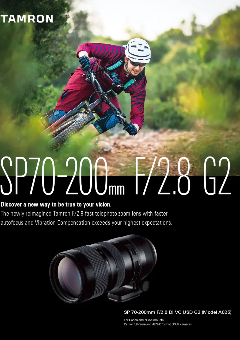 SP 70-200mm F/2.8 Di VC USD G2