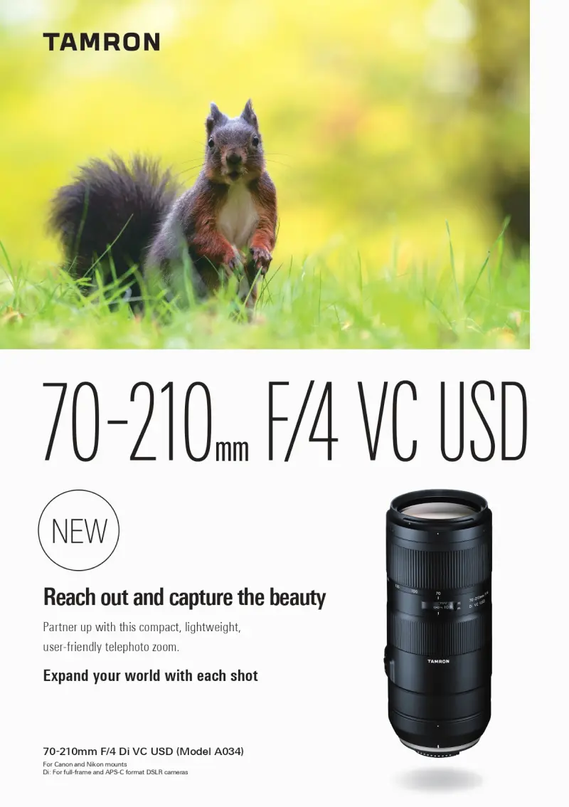 70-210mm F/4 Di VC USD