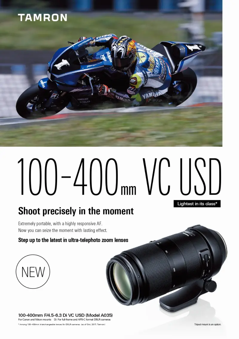 100-400mm F/4.5-6.3 Di VC USD