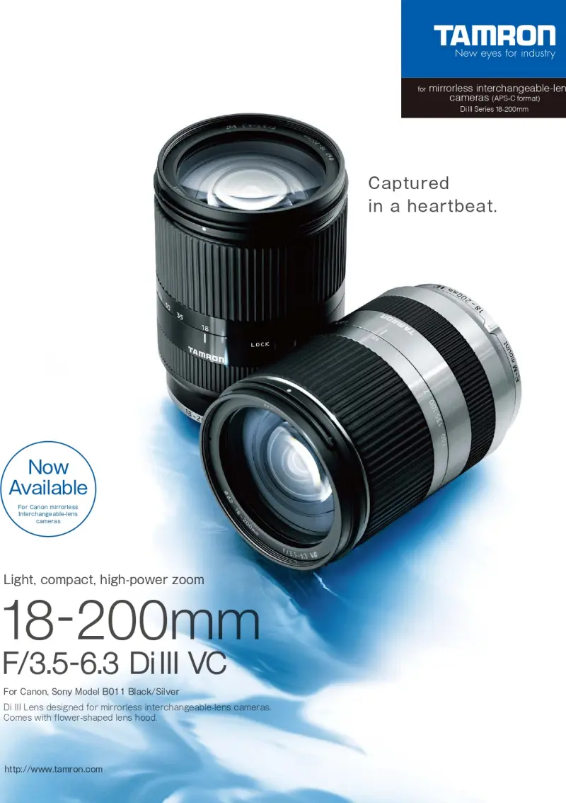 18-200mm F/3.5-6.3 Di III VC