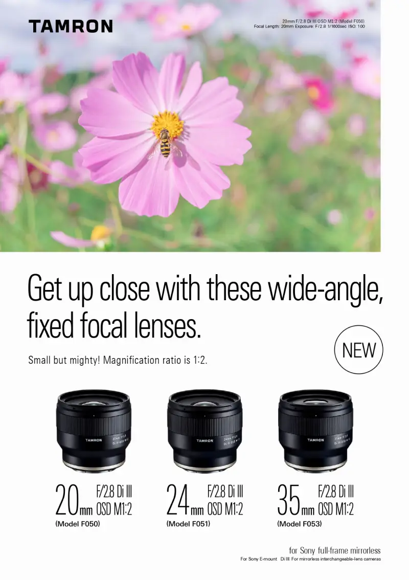 20mm & 24mm & 35mm F/2.8 Di III OSD M1:2