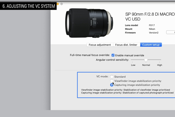 #6 Adjusting Vibration Compensation