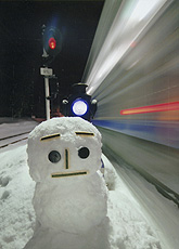 「雪に負けない」　松村 透