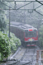 「雨の登山電車」　植原　誠