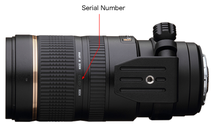 Locating your serial number