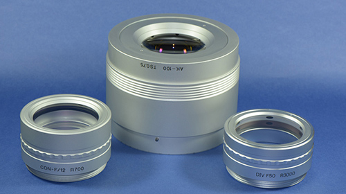 Lens for optical measurement instrument