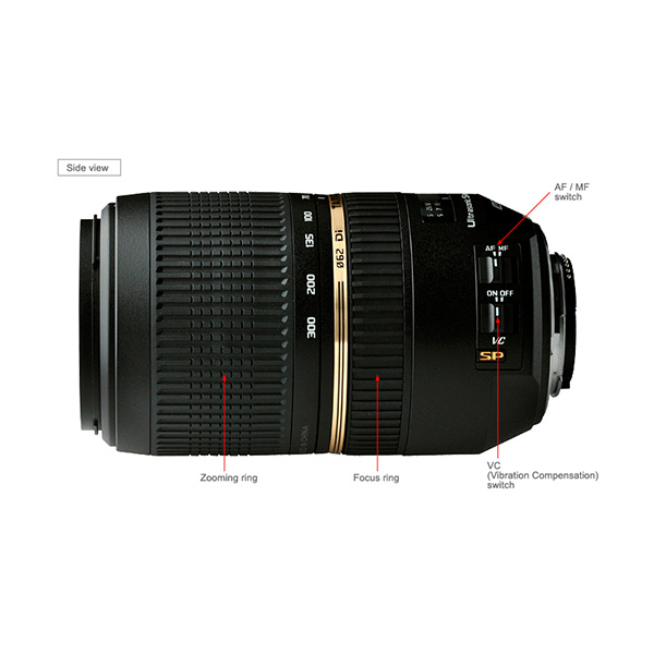 SP 70-300mm F/4-5.6 Di VC USD (Model A005) | Specifications 